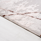 SHARED | Butte Cream Grey Abstract Modern Machine Woven Blush Rust Li photo 3