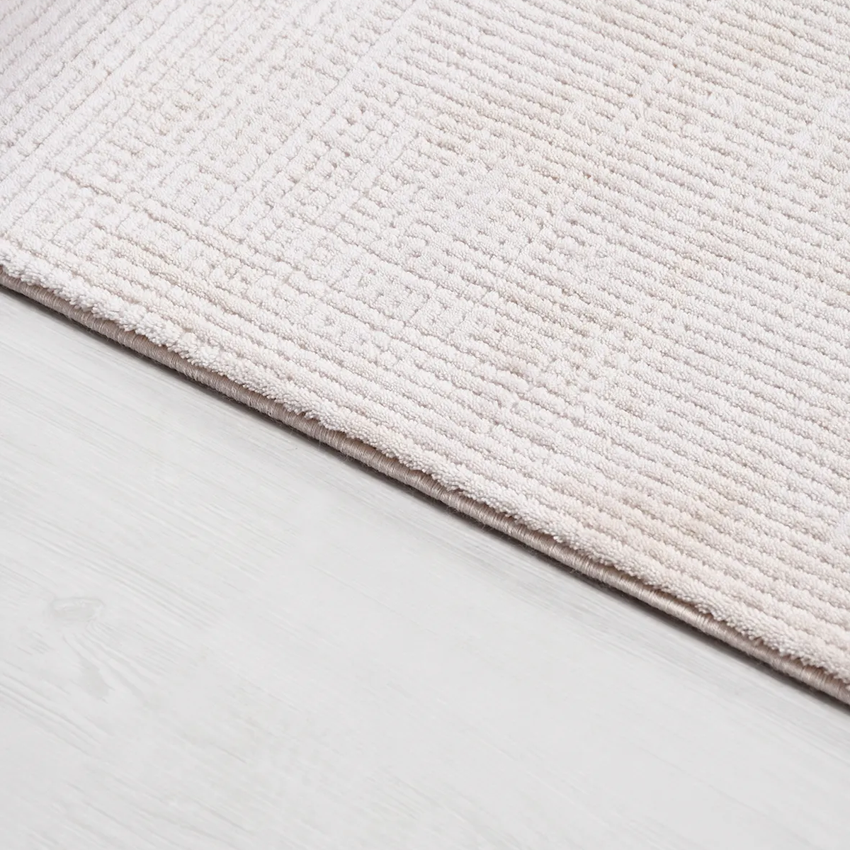 SHARED | Quarry Cream Abstract Modern Machine Woven Living Room Bedro photo 3