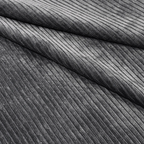 SHARED | Pennyroyal Charcoal Grey Striped Modern Machine Woven Living photo 3