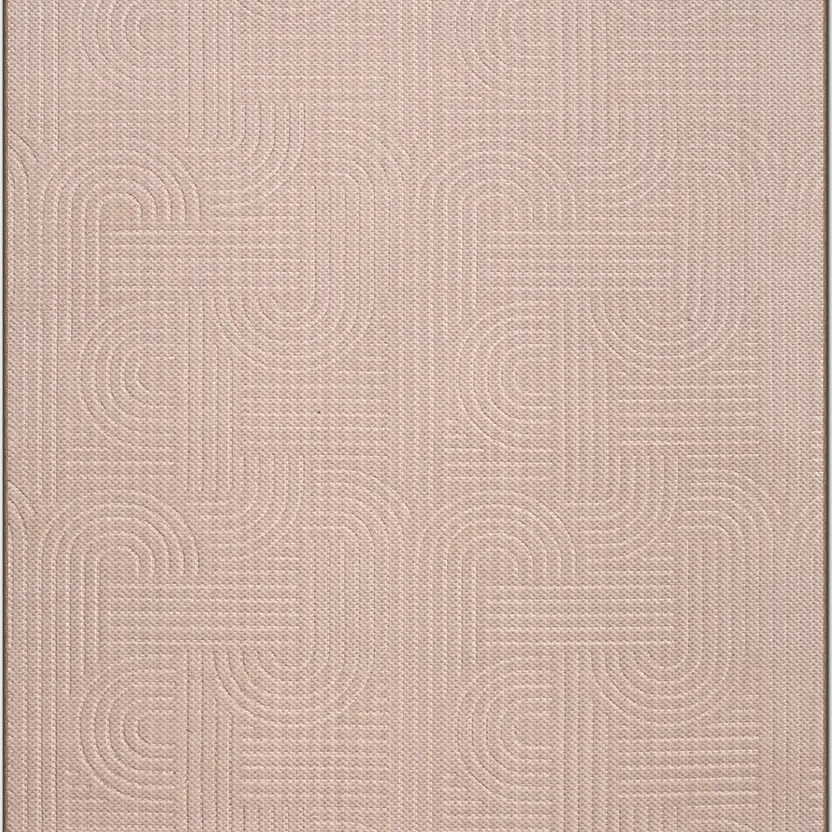 SHARED | Mead Blush Pink Modern Geometric Machine Woven Living Room B photo 3