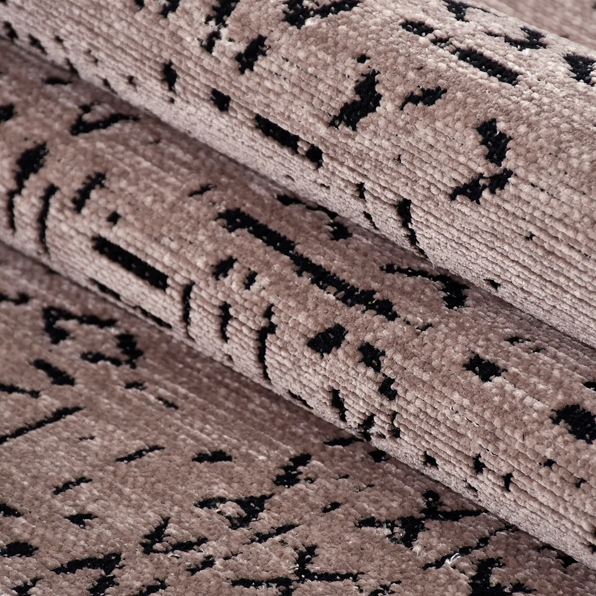 SHARED | Glimmer Dusty Rose Abstract Modern Machine Woven Living Room photo 3