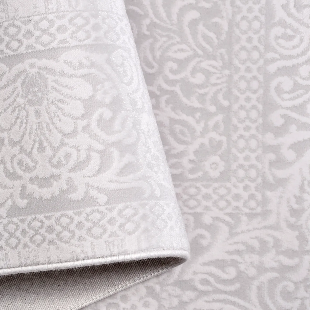 SHARED | Vestibule Cream Grey Persian Style Medallion Traditional Mac photo 3
