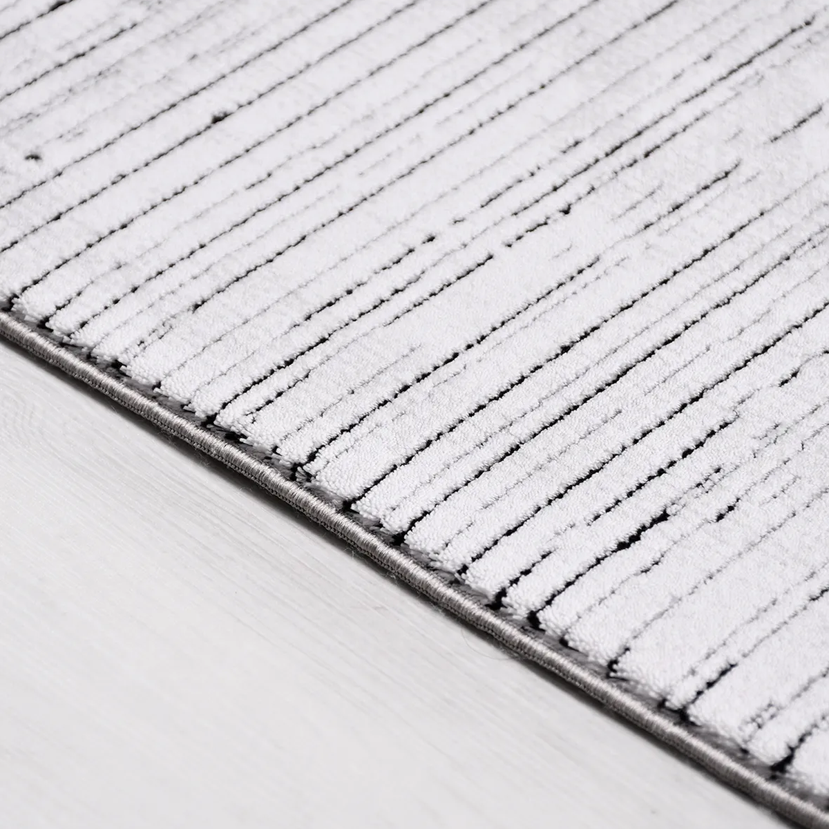 SHARED | Spur Cream Grey Abstract Modern Machine Woven Living Room Be photo 3