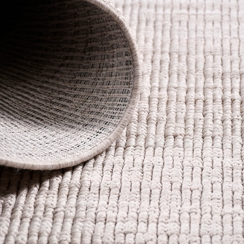 SHARED | Izmir Light Grey Solid Scandinavian Machine Woven Living Roo photo 3