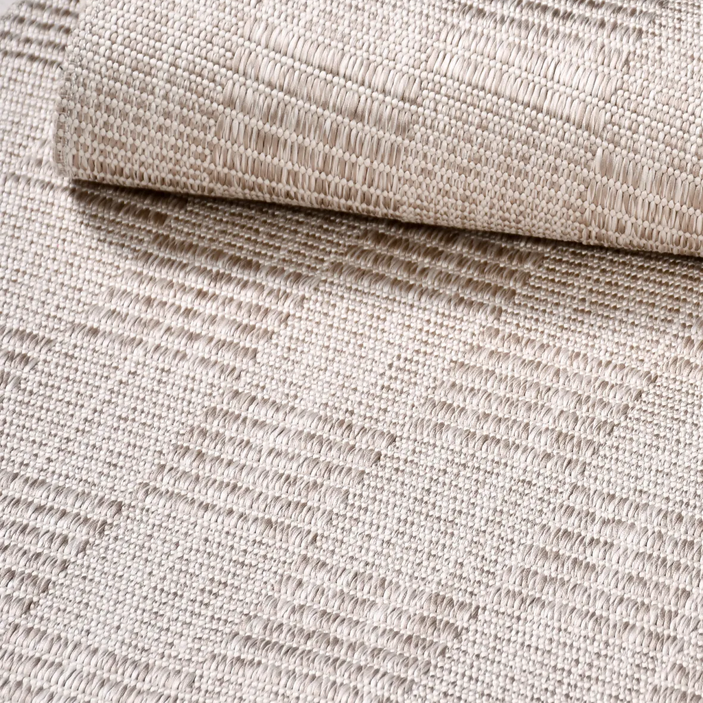 SHARED | Pumice Cream Beige Checkered Modern Machine Woven Living Roo photo 4
