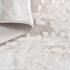 SHARED | Arbutus Cream Beige Geometric Transitional Modern Machine Wo photo 4