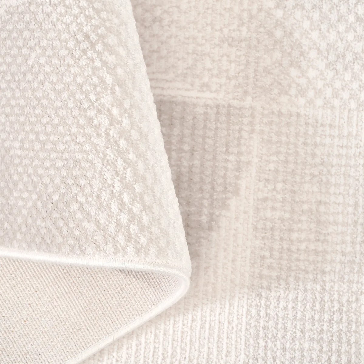 SHARED | Rutile Cream Beige Geometric Modern Machine Woven Living Roo photo 4