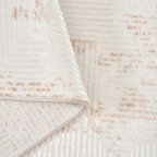 SHARED | Fen Cream Beige Abstract Modern Machine Woven Living Room Be photo 4