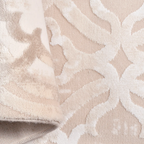 SHARED | Narrows Cream Beige Distressed Damask Medallion Transitional photo 4