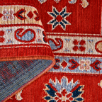 SHARED | Drizzle Red Navy Cream Persian Style Traditional Machine Wov photo 4