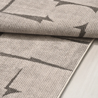 SHARED | Campanile Cream Grey Scandinavian Geometric Machine Woven Li photo 4