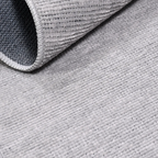 SHARED | Medlar Light Grey Solid Modern Machine Woven Fringe Living R photo 4