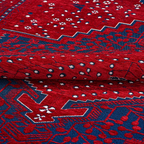 SHARED | Assos Persian Style Traditional Medallion Red Navy Machine W photo 4