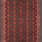 SHARED | Siderite Persian Style Traditional Red Navy Cream Machine Wo photo 4