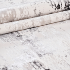SHARED | Apricot Cream Grey Abstract Modern Machine Woven Living Room photo 4