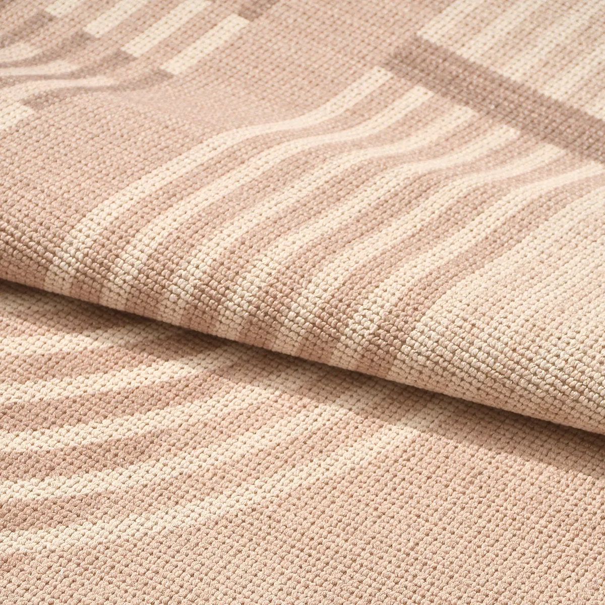 SHARED | Cloister Blush Pink Cream Solid Scandinavian Textured Machin photo 4
