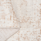 SHARED | Ford Cream Rust Abstract Modern Machine Woven Living Room Be photo 4