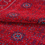 SHARED | Bergama Red Navy Ivory Persian Style Traditional Machine Wov photo 4