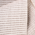 SHARED | Porphyry Cream Beige Striped Modern Machine Woven Living Roo photo 4