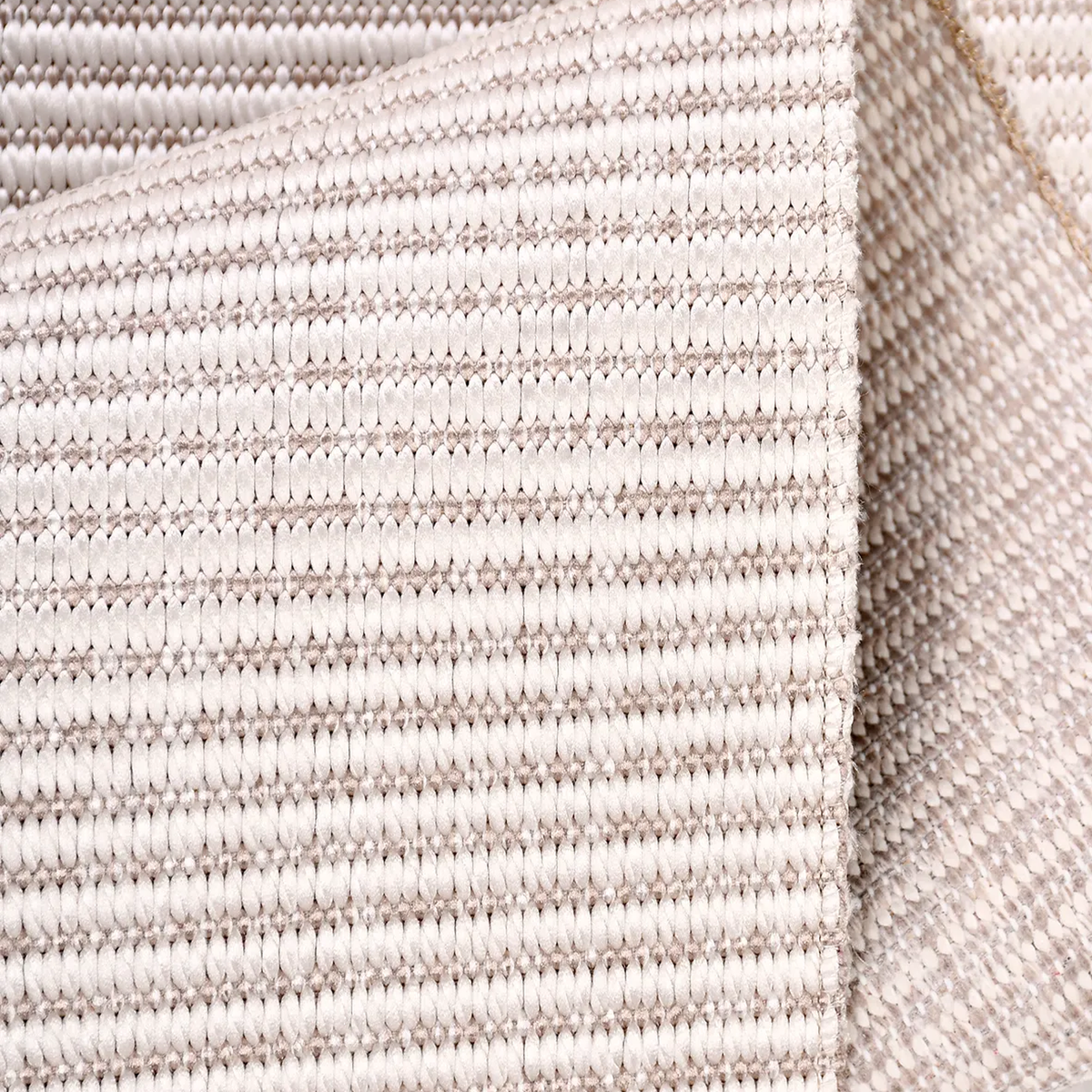 SHARED | Porphyry Cream Beige Striped Modern Machine Woven Living Roo photo 4