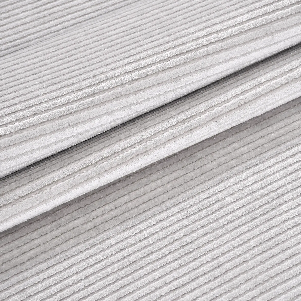 SHARED | Patara Light Grey Modern Striped Machine Woven Living Room B photo 4