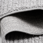 SHARED | Rainfall Light Grey Ivory Solid Modern Machine Woven Living  photo 3