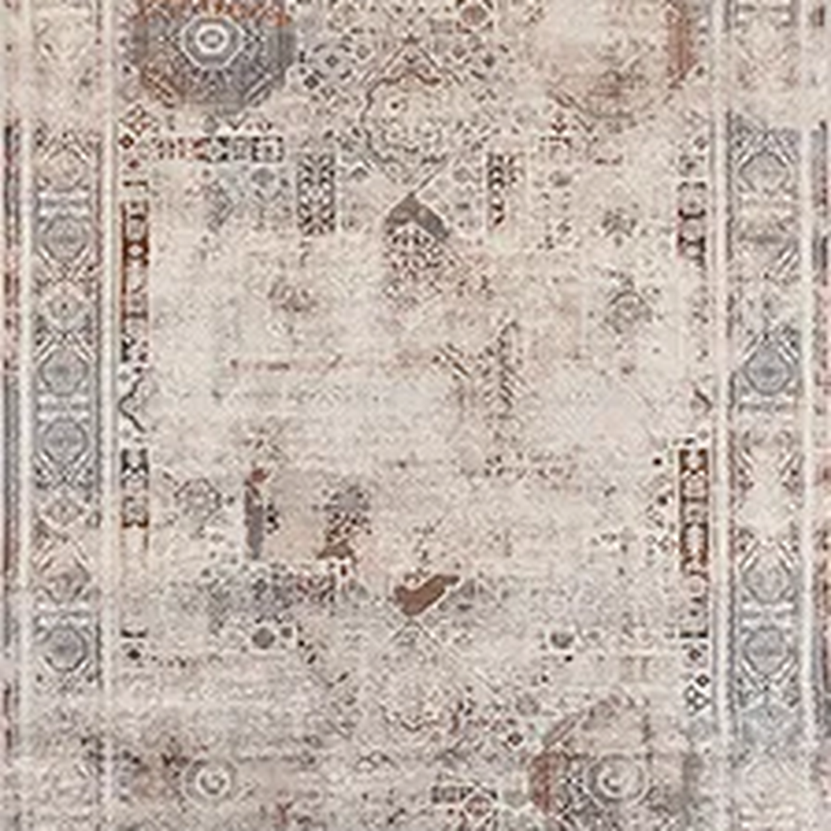SHARED | Citrine Cream Beige Distressed Persian Style Traditional Mac photo 4