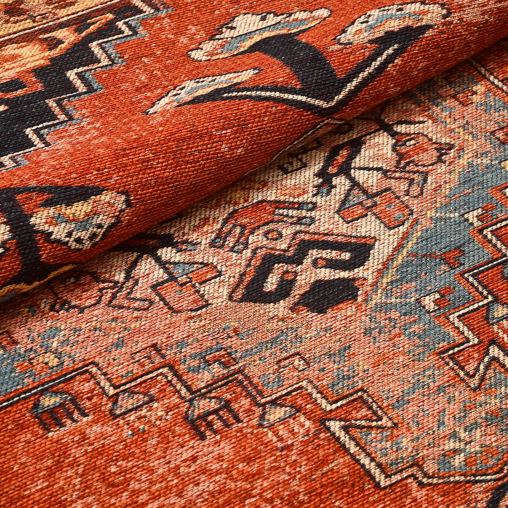SHARED | Cirrus Persian Style Traditional Medallion Rust Black Cream  photo 4