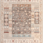 SHARED | Plumtree Traditional Patchwork Beige Cream Multicolour Machi photo 4