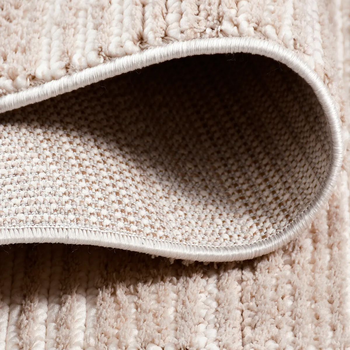 SHARED | Lumen Beige Striped Transitional Modern Machine Woven Living photo 3