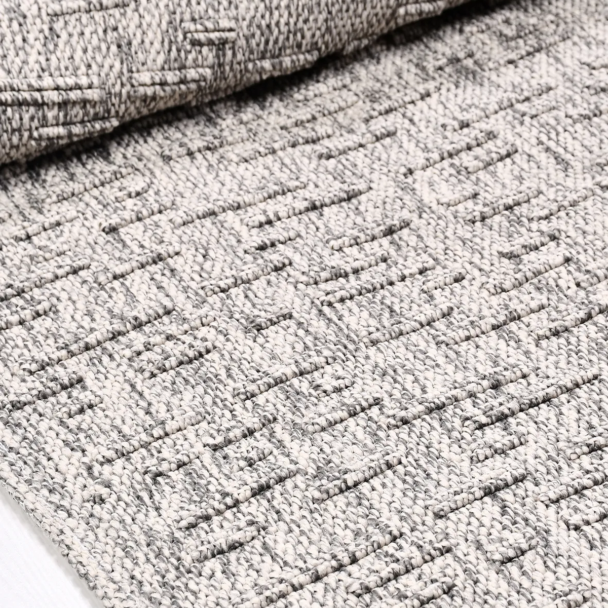 SHARED | Adamant Grey Abstract Modern Machine Woven Living Room Bedro photo 4