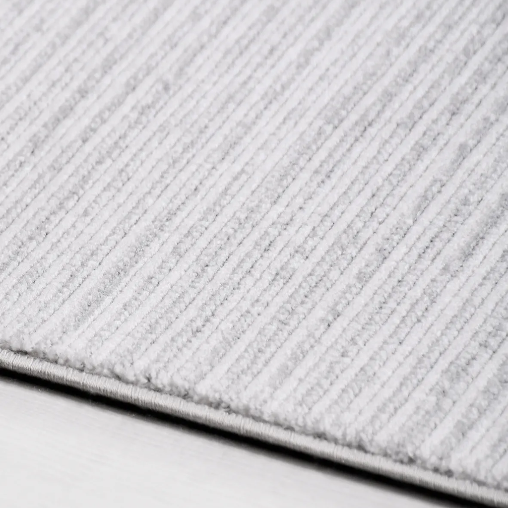 SHARED | Scarp Light Grey Modern Striped Machine Woven Living Room Be photo 4