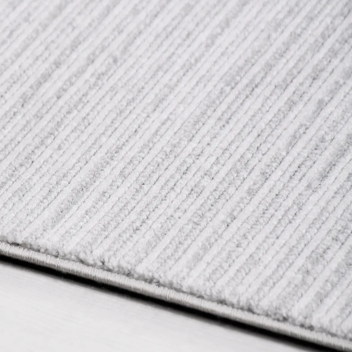 SHARED | Scarp Light Grey Modern Striped Machine Woven Living Room Be photo 4