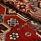 SHARED | Brume Persian Style Traditional Tribal Medallion Red Cream M photo 4