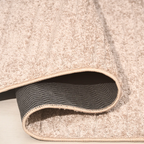 SHARED | Solaris Cream Striped Scandinavian Machine Woven Beige Livin photo 4