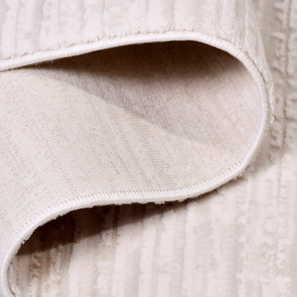 SHARED | Vesper Cream Abstract Machine Woven Transitional Modern Livi photo 3