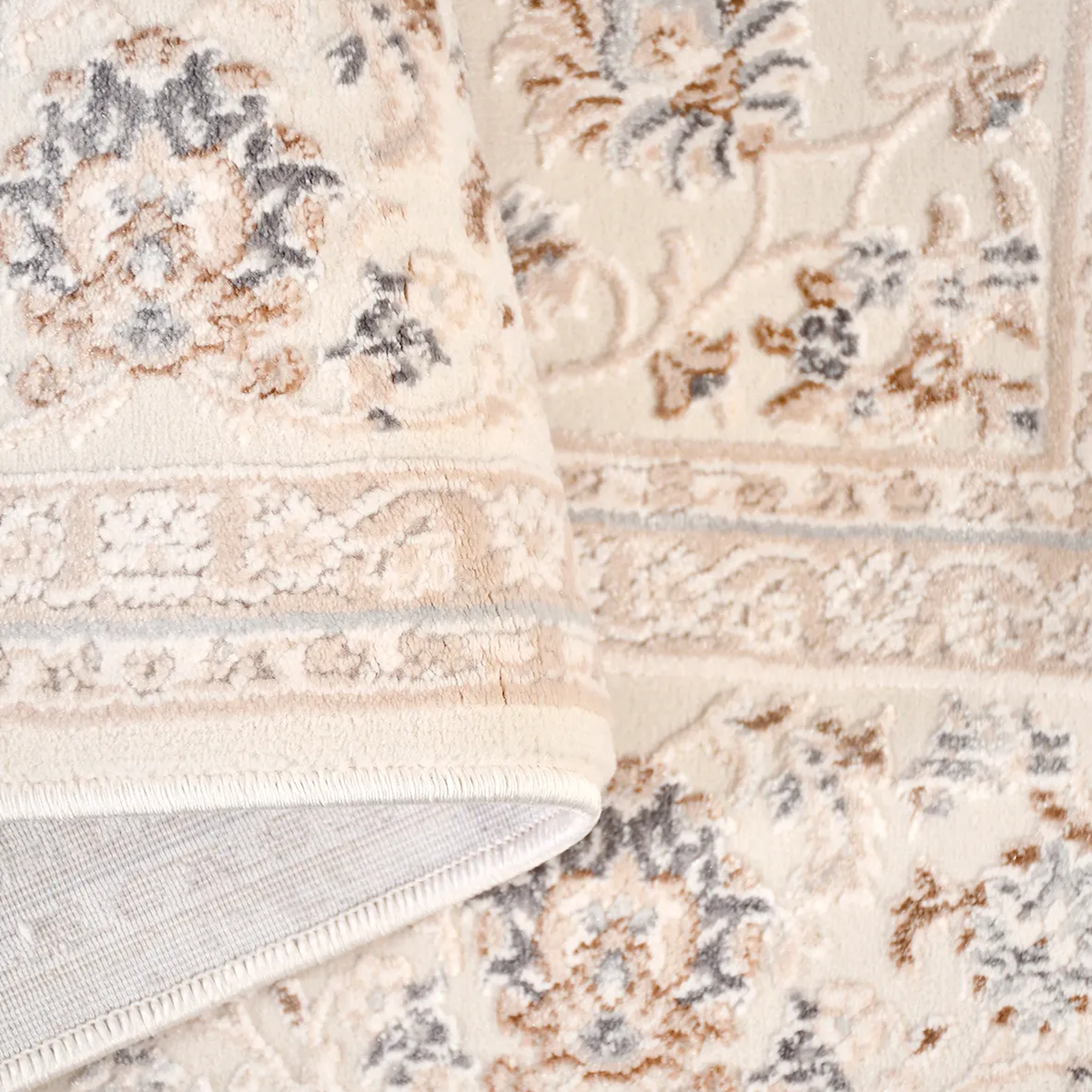 SHARED | Corundum Cream Beige Persian Style Traditional Machine Woven photo 4
