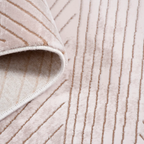 SHARED | Cornice Blush Pink Cream Geometric Modern Machine Woven Livi photo 4