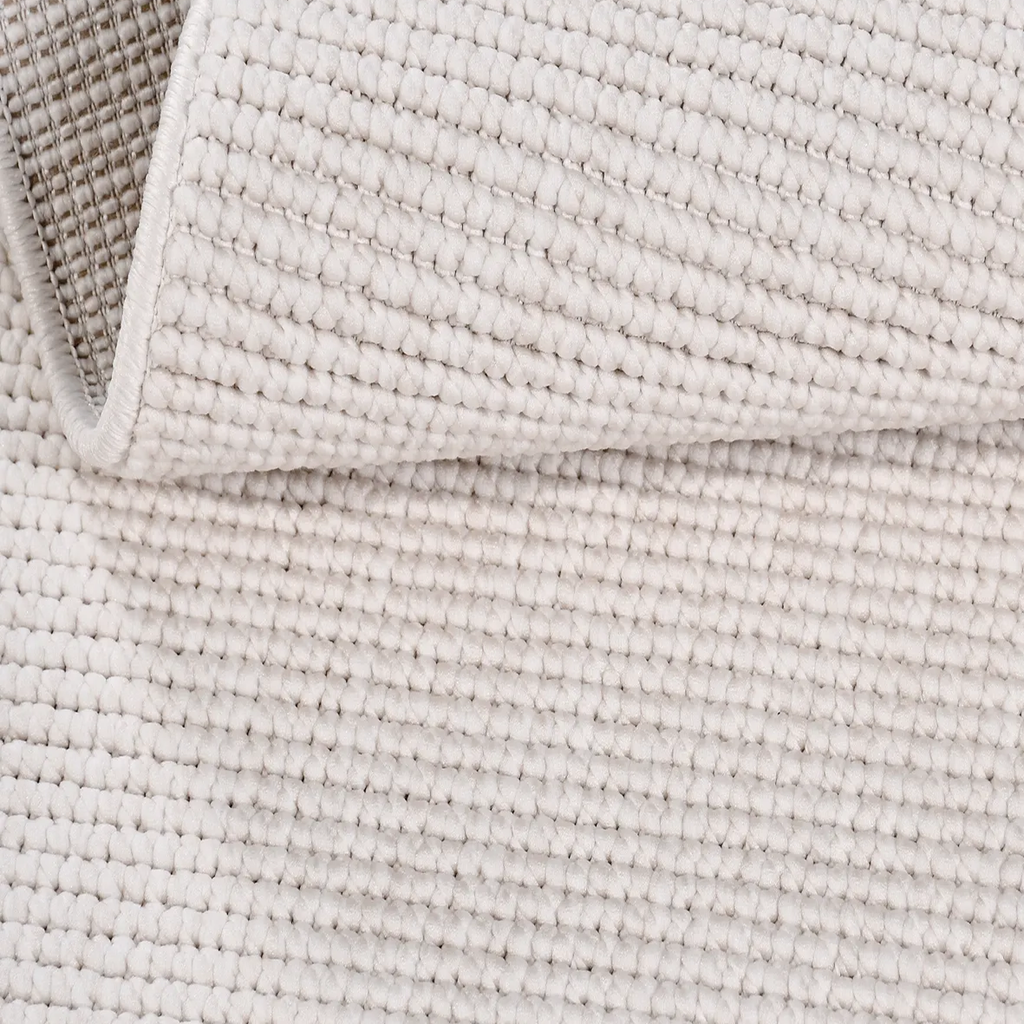 SHARED | Jasper Cream Scandinavian Striped Textured Machine Woven Liv photo 4