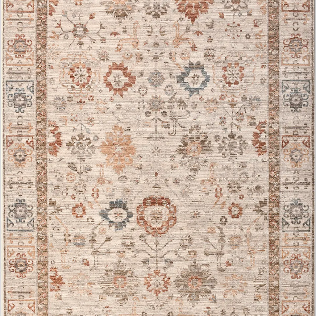 SHARED | Vetch Distressed Persian Style Traditional Machine Woven Cre photo 4