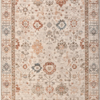 SHARED | Vetch Distressed Persian Style Traditional Machine Woven Cre photo 4