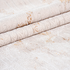 SHARED | Riven Cream Gold Abstract Glam Machine Woven Living Room Bed photo 4