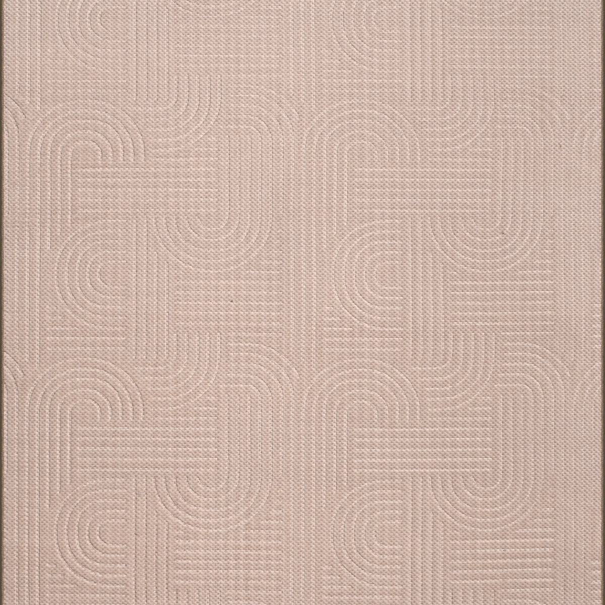 SHARED | Mead Blush Pink Modern Geometric Machine Woven Living Room B photo 4