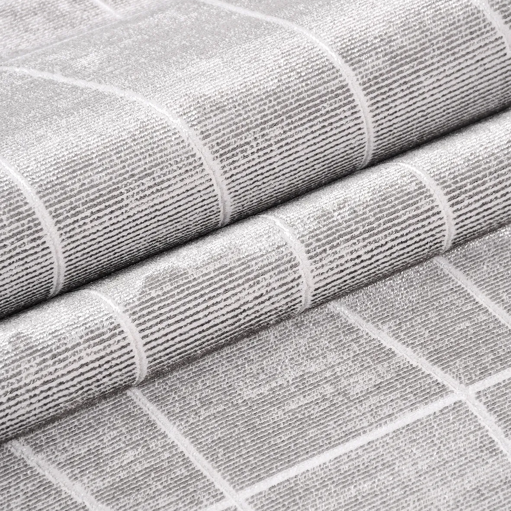 SHARED | Bayberry Taupe Cream Geometric Modern Machine Woven Living R photo 4