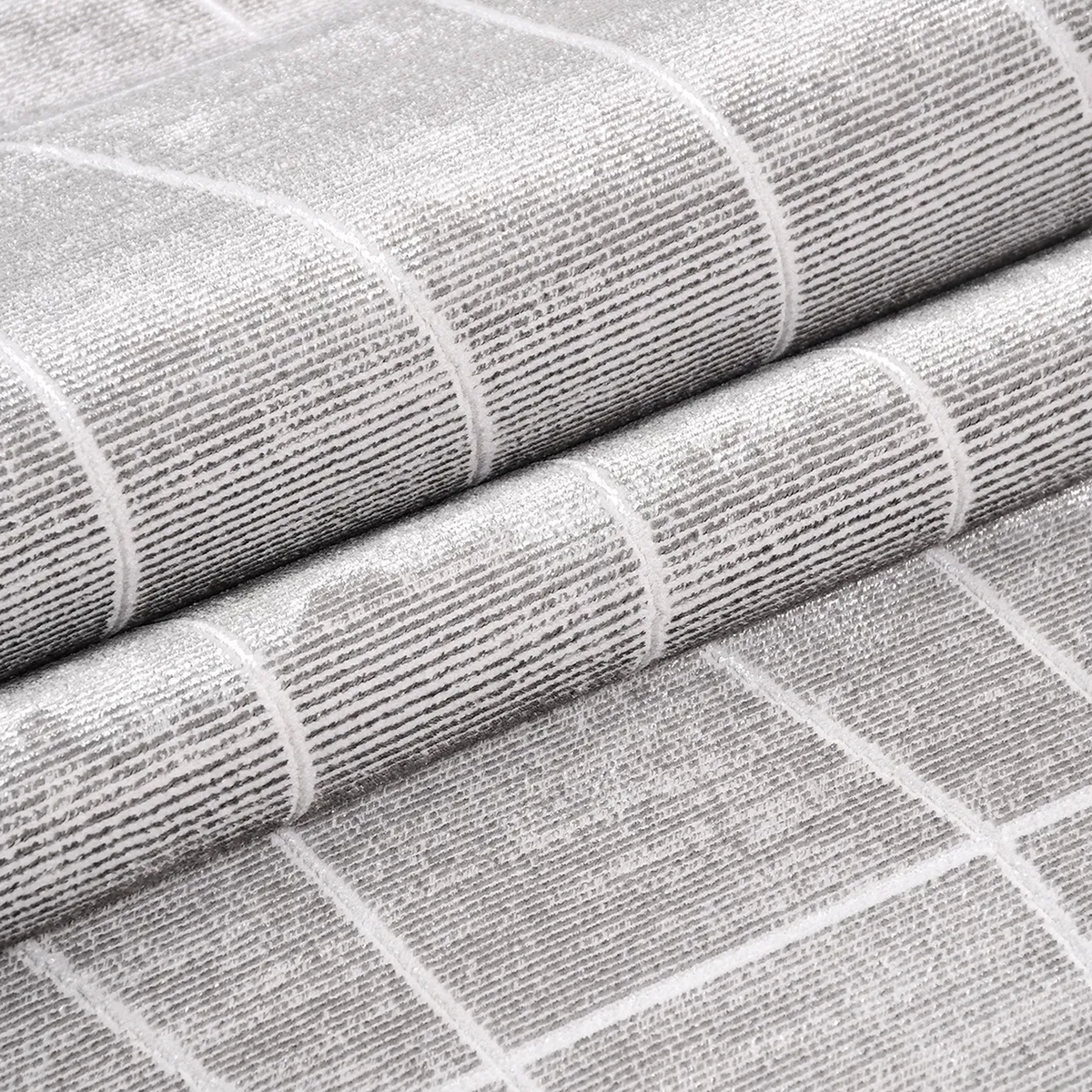 SHARED | Bayberry Taupe Cream Geometric Modern Machine Woven Living R photo 4