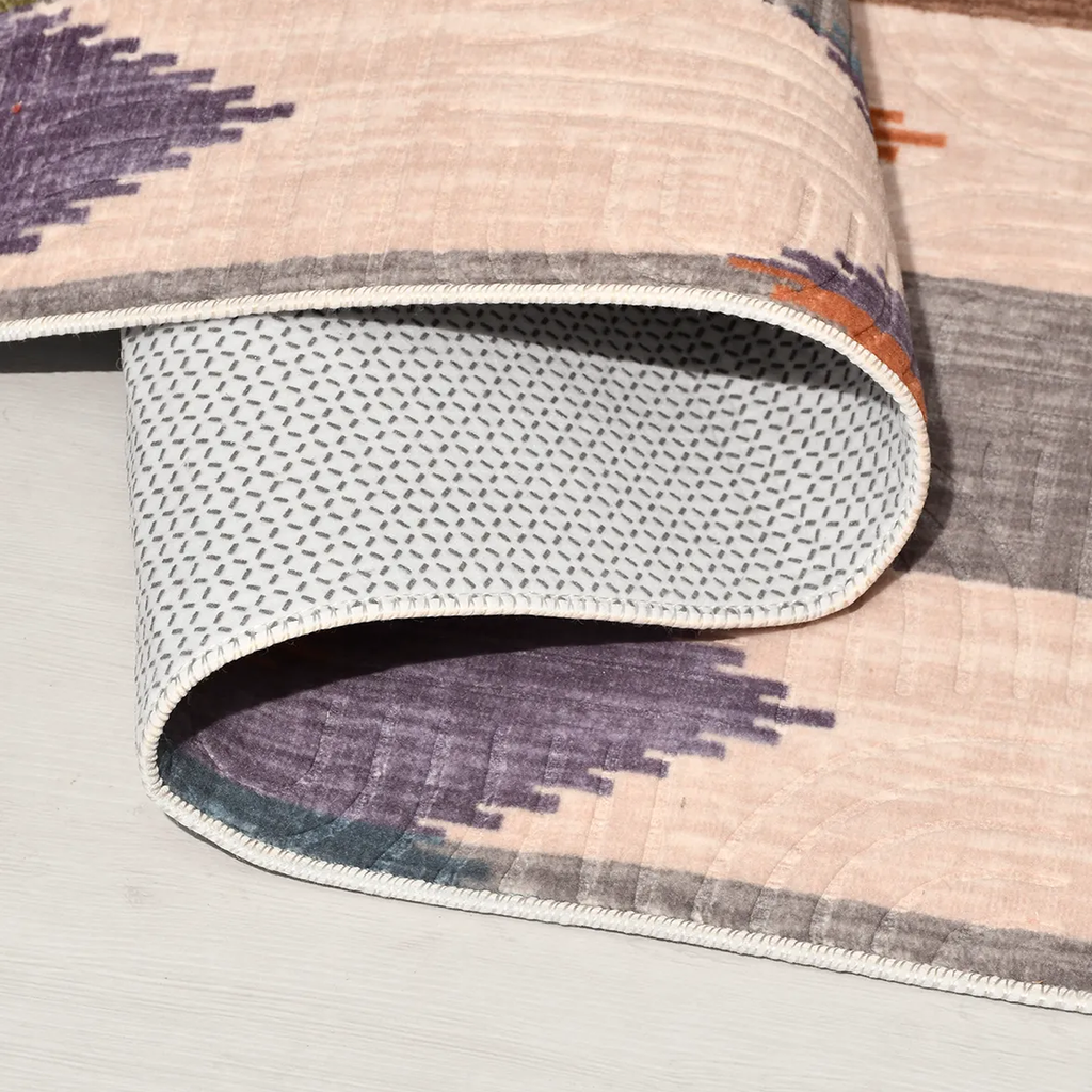 SHARED | Downs Multicolour Geometric Chevron Modern Machine Woven Liv photo 4