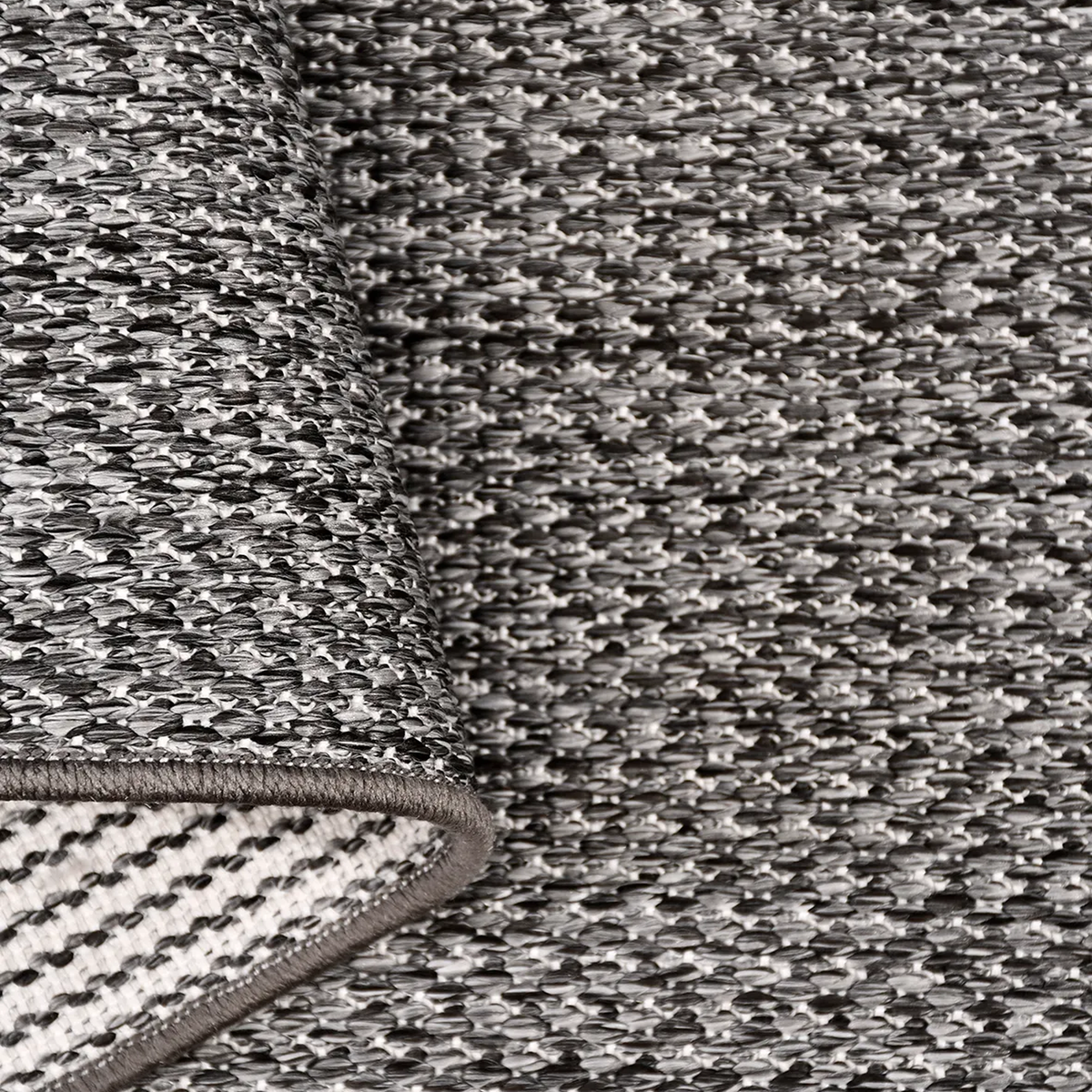 SHARED | Cinquefoil Charcoal Grey Solid Modern Machine Woven Living R photo 4