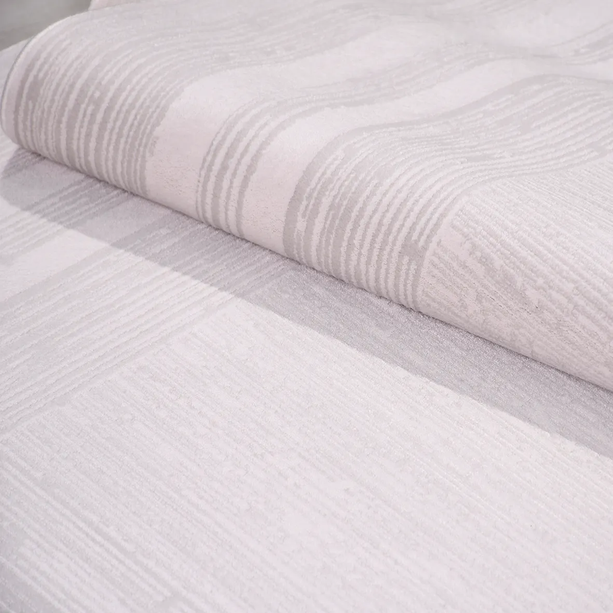SHARED | Vaultstone Cream Grey Geometric Modern Machine Woven Living  photo 4
