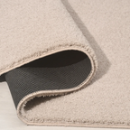 SHARED | Sundown Beige Solid Shaggy Scandinavian Machine Woven Living photo 4