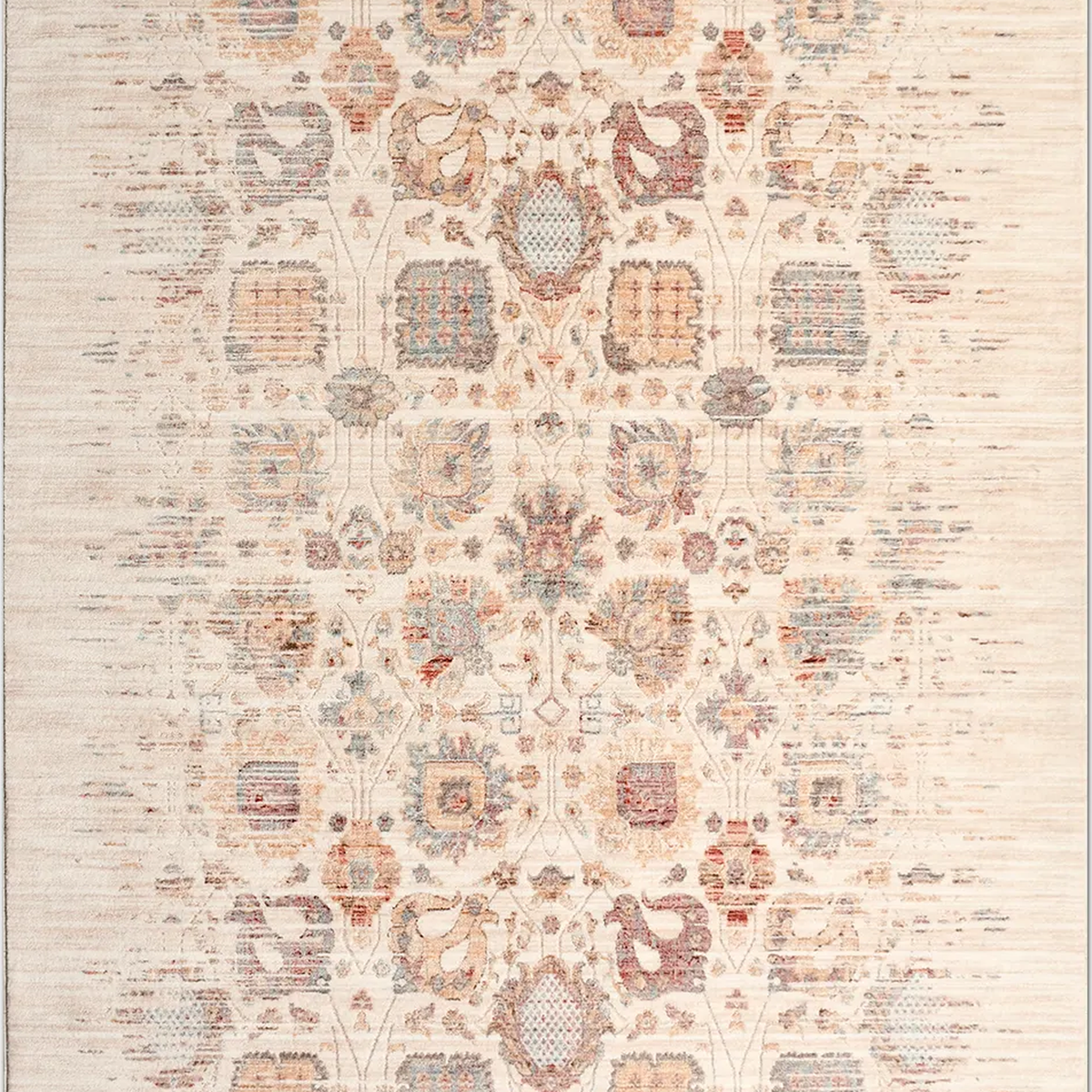 SHARED | Pimpernel Cream Terracotta Persian Style Vintage Look Machin photo 4